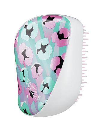 Tangle Teezer Compact Styler Ultra Pink Mint - Расческа для волос, цвет белый/розовый/голубой - hairs-russia.ru